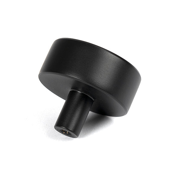 From The Anvil - Kelso Cabinet Knob - 38mm (No rose) - Matt Black - 50344 - Choice Handles