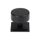 From The Anvil - Kelso Cabinet Knob - 38mm (Square) - Matt Black - 50345 - Choice Handles