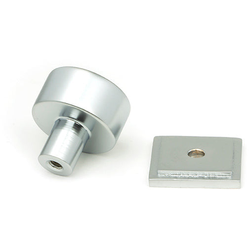 From The Anvil - Kelso Cabinet Knob - 25mm (Square) - Satin Chrome - 50351 - Choice Handles