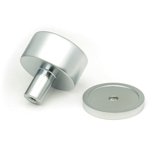 From The Anvil - Kelso Cabinet Knob - 32mm (Plain) - Satin Chrome - 50352 - Choice Handles