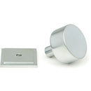 From The Anvil - Kelso Cabinet Knob - 32mm (Square) - Satin Chrome - 50354 - Choice Handles
