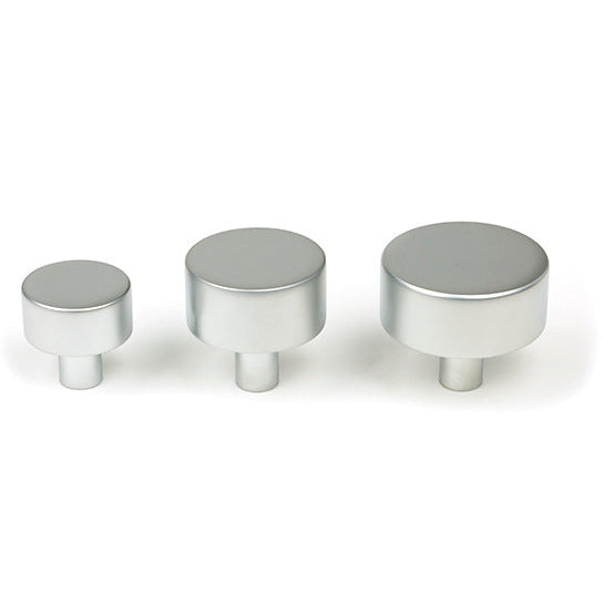 From The Anvil - Kelso Cabinet Knob - 38mm (No rose) - Satin Chrome - 50356 - Choice Handles