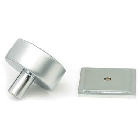 From The Anvil - Kelso Cabinet Knob - 38mm (Square) - Satin Chrome - 50357 - Choice Handles