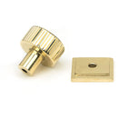 From The Anvil - Judd Cabinet Knob - 25mm (Square) - Polished Brass - 50363 - Choice Handles