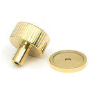 From The Anvil - Judd Cabinet Knob - 32mm (Plain) - Polished Brass - 50364 - Choice Handles