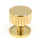 From The Anvil - Judd Cabinet Knob - 32mm (Plain) - Polished Brass - 50364 - Choice Handles