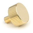 From The Anvil - Judd Cabinet Knob - 32mm (No Rose) - Polished Brass - 50365 - Choice Handles