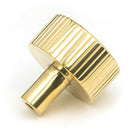 From The Anvil - Judd Cabinet Knob - 32mm (No Rose) - Polished Brass - 50365 - Choice Handles