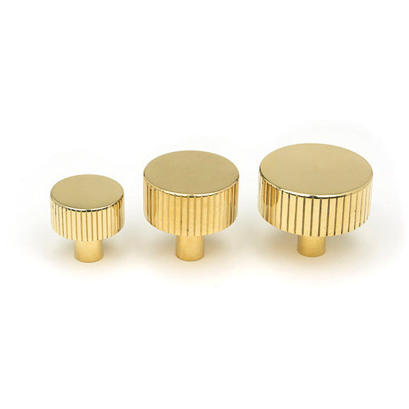 From The Anvil - Judd Cabinet Knob - 32mm (No Rose) - Polished Brass - 50365 - Choice Handles