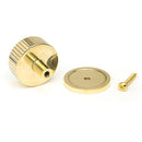 From The Anvil - Judd Cabinet Knob - 38mm (Plain) - Polished Brass - 50367 - Choice Handles