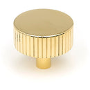 From The Anvil - Judd Cabinet Knob - 38mm (No Rose) - Polished Brass - 50368 - Choice Handles