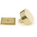 From The Anvil - Judd Cabinet Knob - 38mm (Square) - Polished Brass - 50369 - Choice Handles
