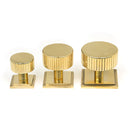 From The Anvil - Judd Cabinet Knob - 38mm (Square) - Polished Brass - 50369 - Choice Handles