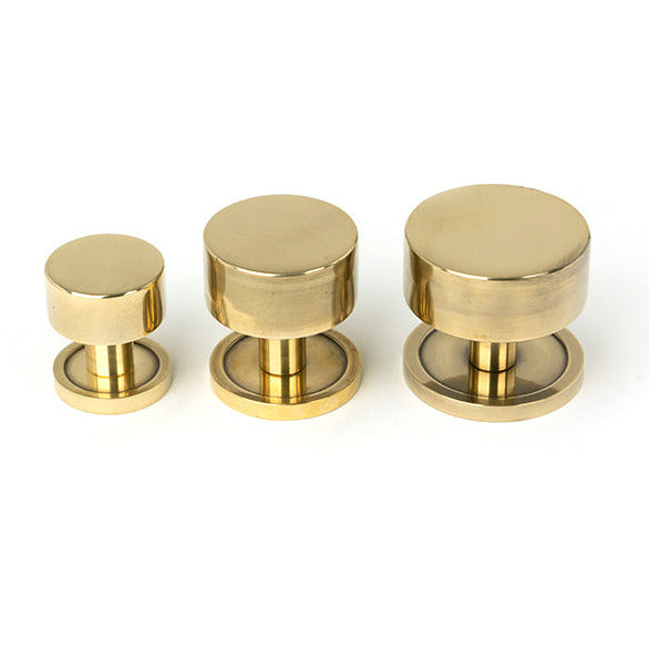 From The Anvil - Kelso Cabinet Knob - 38mm (Plain) - Aged Brass - 50373 - Choice Handles