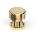 From The Anvil - Judd Cabinet Knob - 25mm (Plain) - Aged Brass - 50377 - Choice Handles