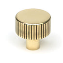 From The Anvil - Judd Cabinet Knob - 25mm (No rose) - Aged Brass - 50378 - Choice Handles