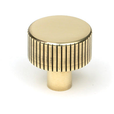 From The Anvil - Judd Cabinet Knob - 25mm (No rose) - Aged Brass - 50378 - Choice Handles