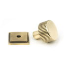 From The Anvil - Judd Cabinet Knob - 25mm (Square) - Aged Brass - 50379 - Choice Handles