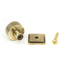 From The Anvil - Judd Cabinet Knob - 25mm (Square) - Aged Brass - 50379 - Choice Handles