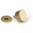 From The Anvil - Judd Cabinet Knob - 32mm (Plain) - Aged Brass - 50380 - Choice Handles