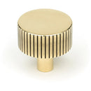 From The Anvil - Judd Cabinet Knob - 32mm (No rose) - Aged Brass - 50381 - Choice Handles