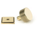 From The Anvil - Judd Cabinet Knob - 32mm (Square) - Aged Brass - 50382 - Choice Handles