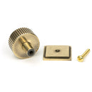 From The Anvil - Judd Cabinet Knob - 32mm (Square) - Aged Brass - 50382 - Choice Handles