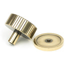 From The Anvil - Judd Cabinet Knob - 38mm (Plain) - Aged Brass - 50383 - Choice Handles
