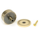 From The Anvil - Judd Cabinet Knob - 38mm (Plain) - Aged Brass - 50383 - Choice Handles