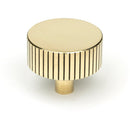From The Anvil - Judd Cabinet Knob - 38mm (No rose) - Aged Brass - 50384 - Choice Handles