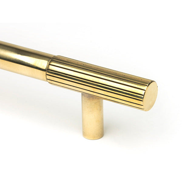 From The Anvil - Judd Pull Handle - Medium - Aged Brass - 50387 - Choice Handles