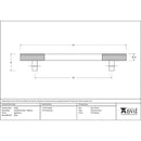 From The Anvil - Judd Pull Handle - Medium - Aged Brass - 50387 - Choice Handles
