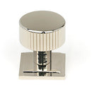 From The Anvil - Judd Cabinet Knob - 25mm (Plain) - Polished Nickel - 50389 - Choice Handles