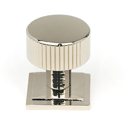From The Anvil - Judd Cabinet Knob - 25mm (Plain) - Polished Nickel - 50389 - Choice Handles