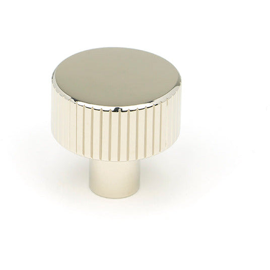 From The Anvil - Judd Cabinet Knob - 25mm (No rose) - Polished Nickel - 50390 - Choice Handles