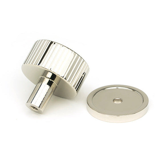 From The Anvil - Judd Cabinet Knob - 32mm (Plain) - Polished Nickel - 50392 - Choice Handles