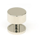 From The Anvil - Judd Cabinet Knob - 32mm (Plain) - Polished Nickel - 50392 - Choice Handles