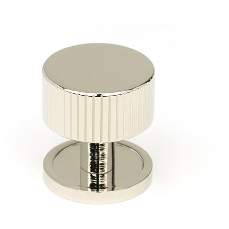 From The Anvil - Judd Cabinet Knob - 32mm (Plain) - Polished Nickel - 50392 - Choice Handles