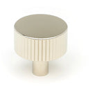 From The Anvil - Judd Cabinet Knob - 32mm (No rose) - Polished Nickel - 50393 - Choice Handles