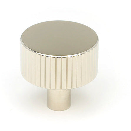 From The Anvil - Judd Cabinet Knob - 32mm (No rose) - Polished Nickel - 50393 - Choice Handles