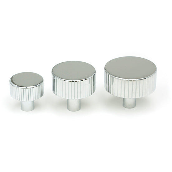 From The Anvil - Judd Cabinet Knob - 25mm (No rose) - Polished Chrome - 50401 - Choice Handles