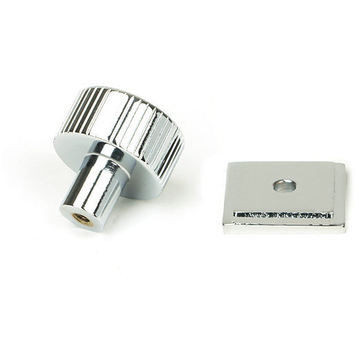 From The Anvil - Judd Cabinet Knob - 25mm (Square) - Polished Chrome - 50402 - Choice Handles