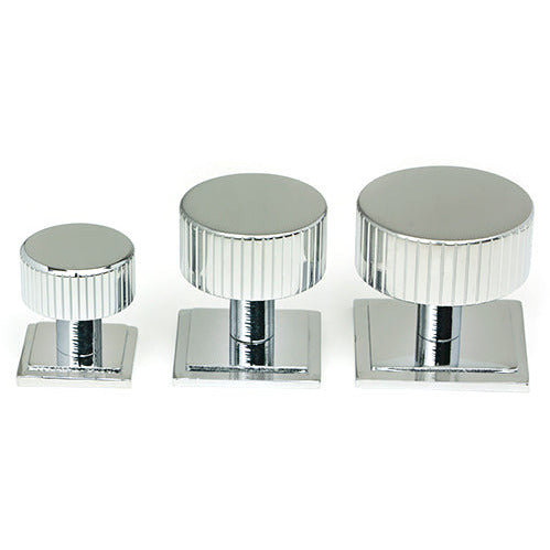 From The Anvil - Judd Cabinet Knob - 25mm (Square) - Polished Chrome - 50402 - Choice Handles
