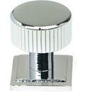 From The Anvil - Judd Cabinet Knob - 25mm (Square) - Polished Chrome - 50402 - Choice Handles
