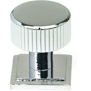 From The Anvil - Judd Cabinet Knob - 25mm (Square) - Polished Chrome - 50402 - Choice Handles