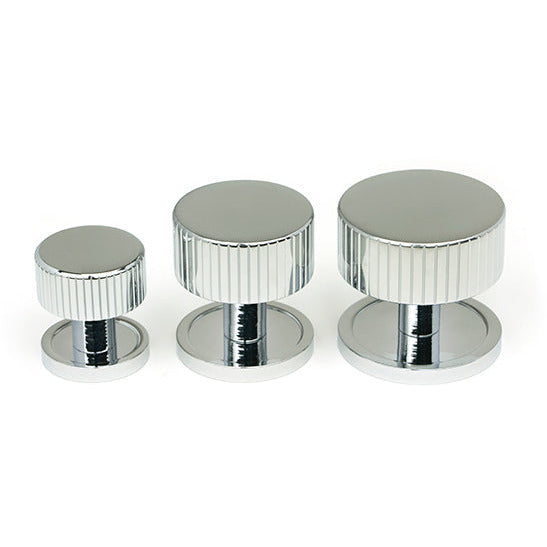 From The Anvil - Judd Cabinet Knob - 32mm (Plain) - Polished Chrome - 50403 - Choice Handles