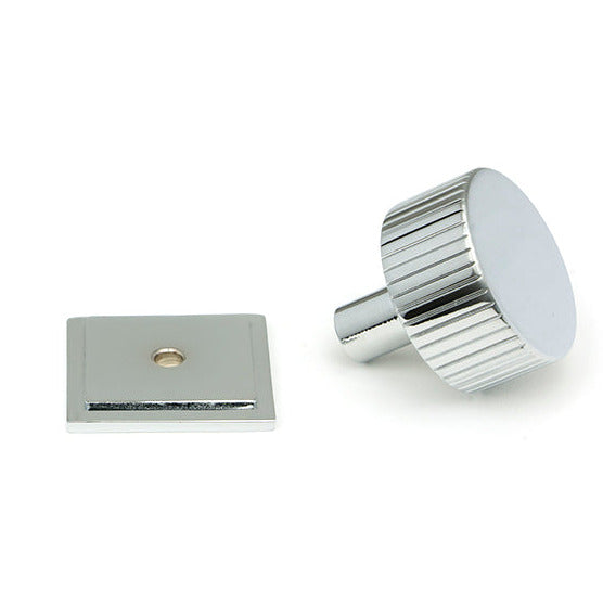 From The Anvil - Judd Cabinet Knob - 32mm (Square) - Polished Chrome - 50405 - Choice Handles