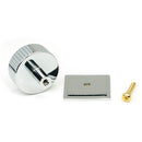 From The Anvil - Judd Cabinet Knob - 38mm (Square) - Polished Chrome - 50408 - Choice Handles