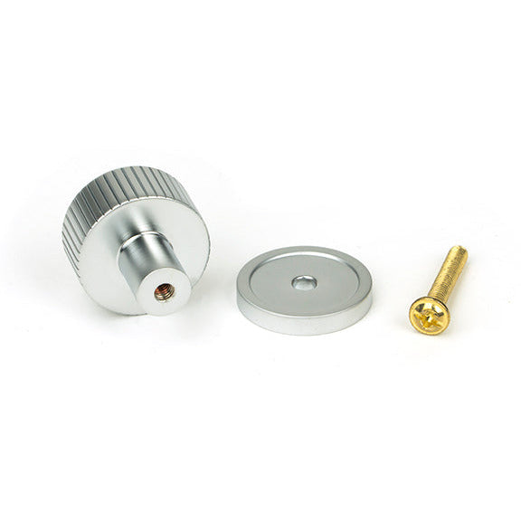 From The Anvil - Judd Cabinet Knob - 25mm (Plain) - Satin Chrome - 50412 - Choice Handles