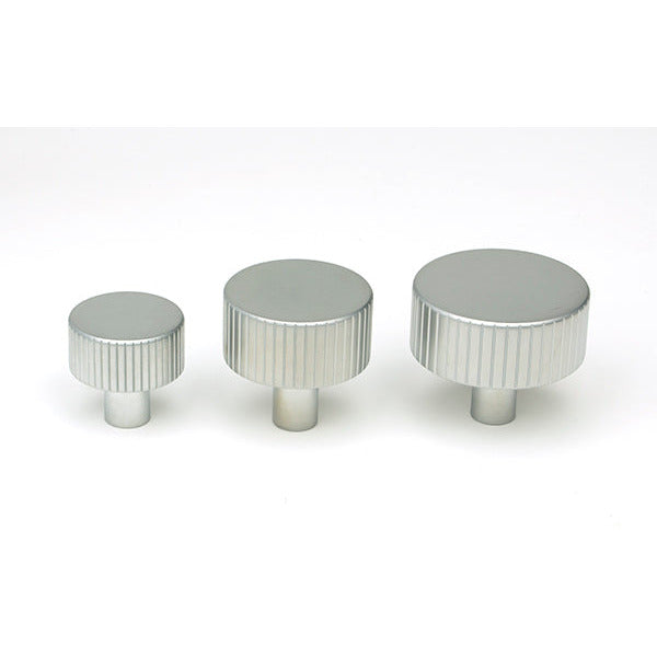 From The Anvil - Judd Cabinet Knob - 25mm (Plain) - Satin Chrome - 50412 - Choice Handles